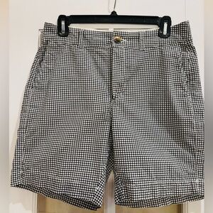 Women’s summer shorts, Old Navy, size 4, black and white checkered